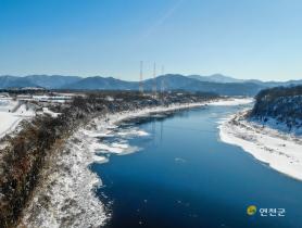 연천 임진강변의 겨울풍경 이미지